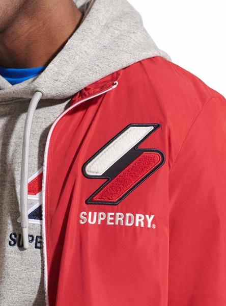 Chaqueta Superdry de hombre roja