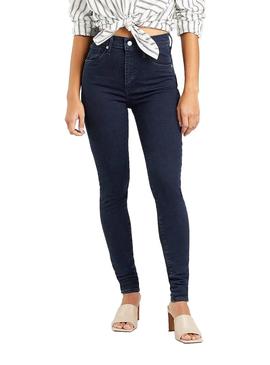 Pantalón Vaquero Levis Mile High Azul Marino Mujer