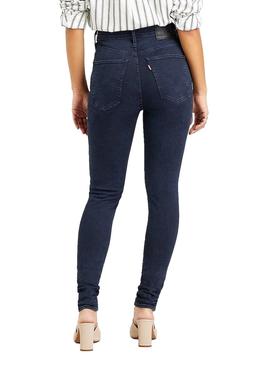 Pantalón Vaquero Levis Mile High Azul Marino Mujer