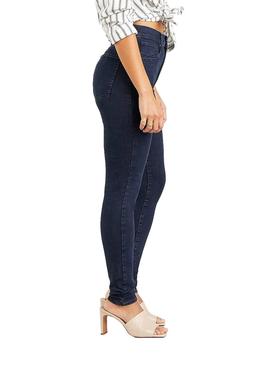 Pantalón Vaquero Levis Mile High Azul Marino Mujer