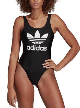 Bañador Trefoil Negro Para Mujer