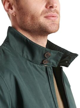 Chaqueta Superdry Iconic Verde Para Hombre