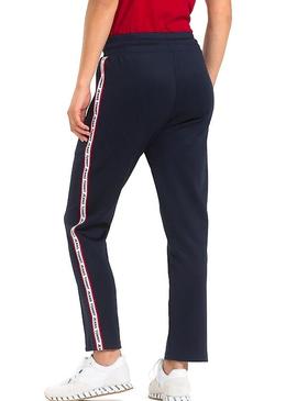 Pantalon Tommy Jeans Tracksuit Marino Mujer