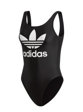 Bañador Adidas Trefoil Negro Para Mujer