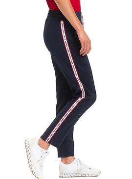 Pantalon Tommy Jeans Tracksuit Marino Mujer