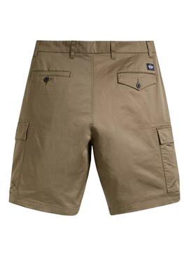 Bermuda Dockers Tech Cargo Marrón Para Hombre