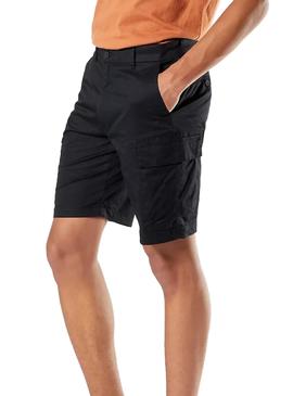 Bermuda Dockers Tech Cargo Negro Para Hombre