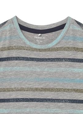 Camiseta Name It Fanti Gris Para Niño