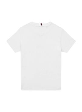 Camiseta Tommy Hilfiger Logo Blanco Para niño