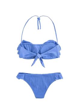 Bikini Pepe Jeans Holmes Azul Para Mujer