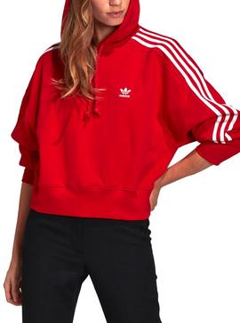 Sudadera Adidas Adicolor Classics Rojo Para Mujer