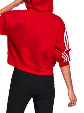 Sudadera Adidas Adicolor Classics Rojo Para Mujer