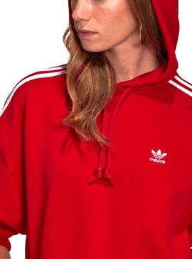 Sudadera Adidas Adicolor Classics Rojo Para Mujer