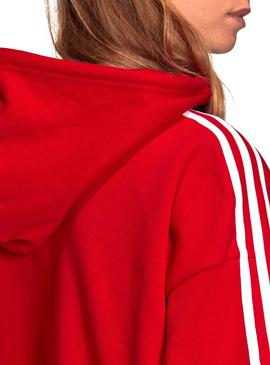 Sudadera Adidas Adicolor Classics Rojo Para Mujer