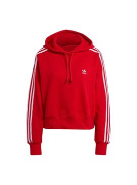 Sudadera Adidas Adicolor Classics Rojo Para Mujer