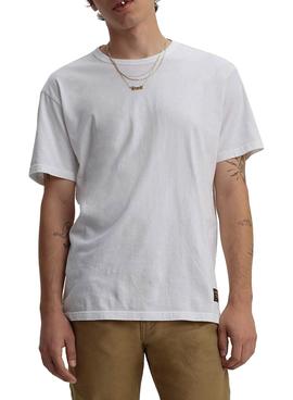 Camisetas Levis Skate Blanco y Negro para Hombre