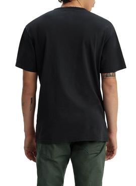 Camisetas Levis Skate Blanco y Negro para Hombre