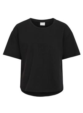 Camiseta Vila Vinami Negro Para Mujer