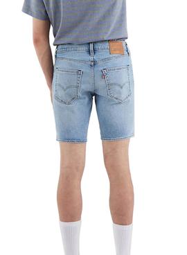 Bermuda Levis 412 Slim Azul Claro Para Hombre