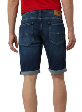 Bermuda Tommy Hilfiger Ronnie Denim Para Hombre 