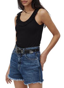 Camiseta Pepe Jeans Dorina Negro Para Mujer