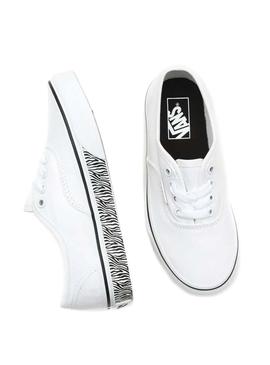 Zapatillas Vans Authentic Blanco Para Niño y Niña