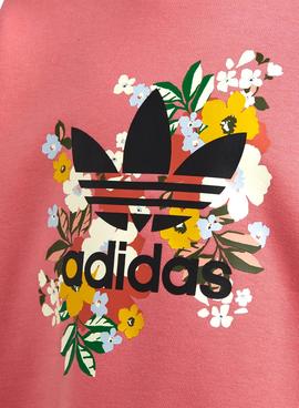 Conjunto Adidas Crew Set Rosa Para Niña