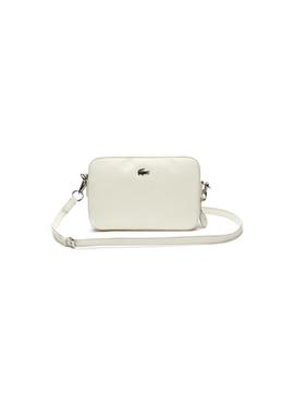 Bolso Lacoste Square Crossover Crudo Mujer