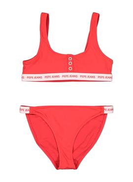 Bikini Pepe Jeans Ruby Rojo Para Niña