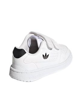 Zapatillas Adidas NY 90 Blanco Para Niño y Niña