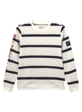 Sudadera Ecoalf Sailor Blanco Para Niño 