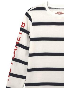 Sudadera Ecoalf Sailor Blanco Para Niño 