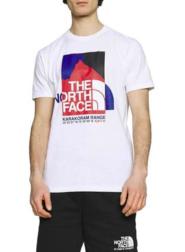Camiseta The North Face R2RM Blanco Para Hombre