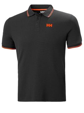 Polo Helly Hansen Kos Ebony Gris Para Hombre