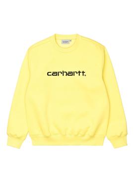 Sudadera Carhartt Sweat Amarillo Para Hombre