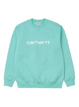 Sudadera Carhartt Sweat Azul Claro Para Hombre