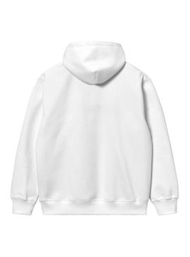 Sudadera Carhartt Hooded Sweat Blanco Hombre