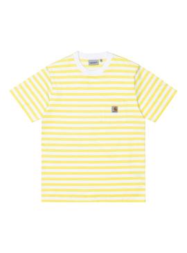 Camiseta Carhartt Scotty Pocket Amarillo Hombre