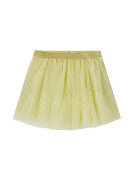 Falda Name It Vaboss Amarillo Para Niña