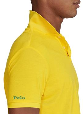 Polo Polo Ralph Lauren The Earth Amarillo Hombre