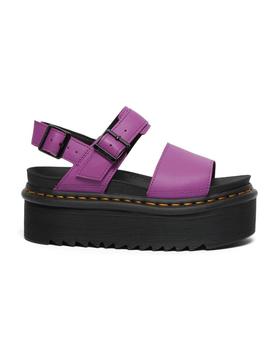 Sandalias Dr Martens Voss Quad Morado Mujer