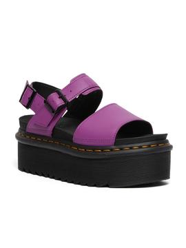 Sandalias Dr Martens Voss Quad Morado Mujer