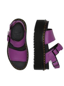 Sandalias Dr Martens Voss Quad Morado Mujer