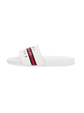 Chanclas Tommy Hilfiger Flag Blanco Niño y Niña