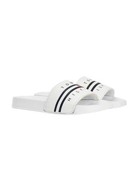 Chanclas Tommy Hilfiger Flag Blanco Niño y Niña