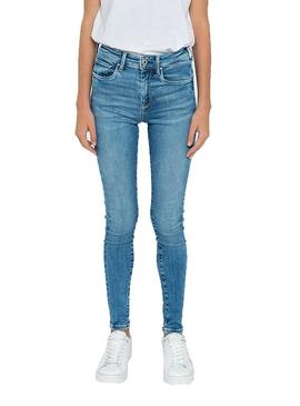 Pantalón Vaquero Pepe Jeans Zoe Azul Para Mujer