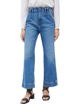 Pantalon Vaquero Pepe Jeans Luna Azul Para Mujer