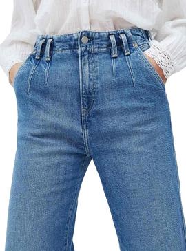 Pantalon Vaquero Pepe Jeans Luna Azul Para Mujer