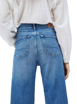 Pantalon Vaquero Pepe Jeans Luna Azul Para Mujer