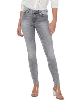 Pantalón Vaquero Only Wauw BJ694 Gris Para Mujer